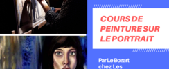 Le Bozart - cours de peinture:initiation au portrait