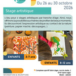 stage enfant ado Empreinte, papier, pinceau